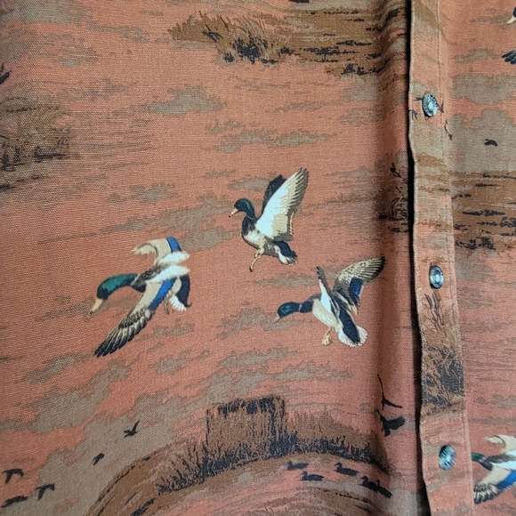 COLUMBIA RIVER LODGE MEN'S SHIRT L - Picture 2 of 6